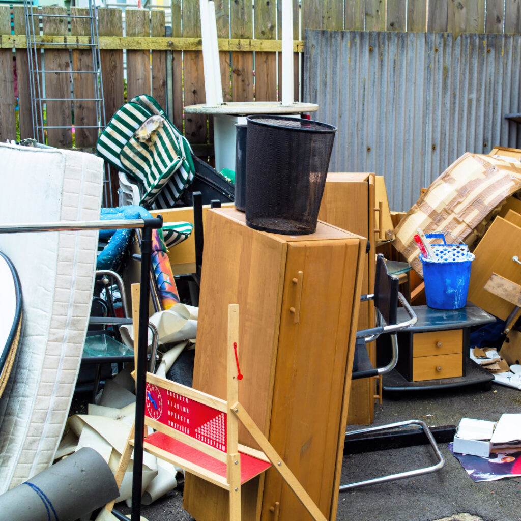 licensed house clearance in Shefford team loading furniture